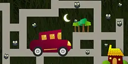 Jogos gratuitos para crianças: O Carro no labirinto